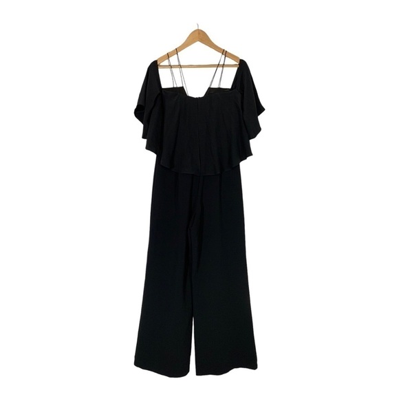 JayGodfrey Nix Off The Shoulder Wide Leg Pants Jumpsuit Size 6 - Picture 3 of 9